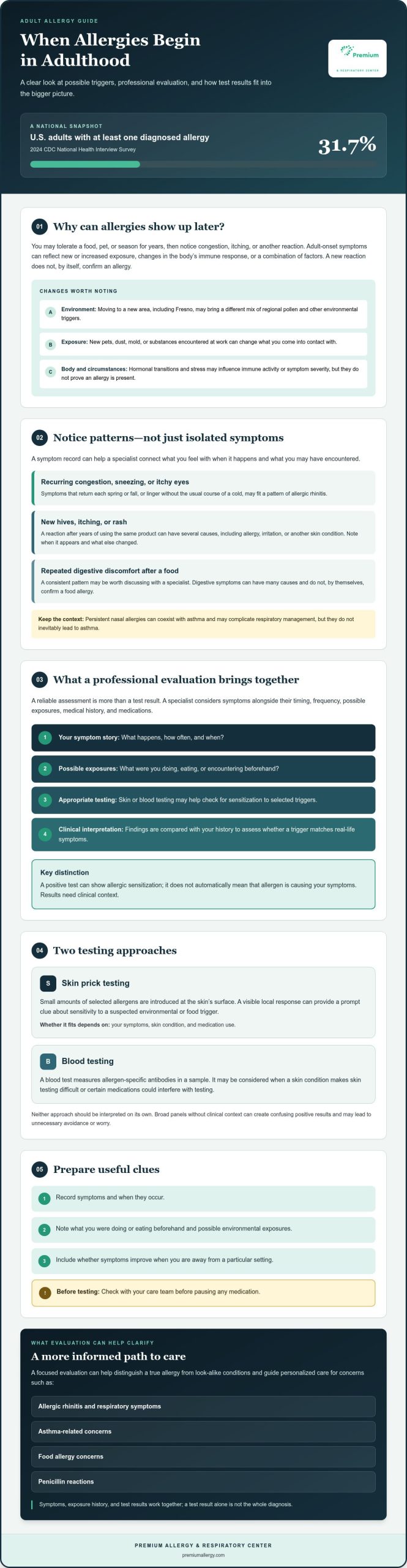 Adult Allergy Evaluation: Modern Diagnostics Guide